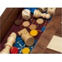 Pack 5 Jogos clássicos de madeira - Cayro