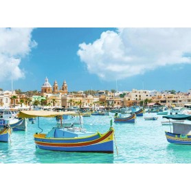 Puzzle Ravensburger Mediterrâneo Malta 1000 Peças Ravensburger - 1