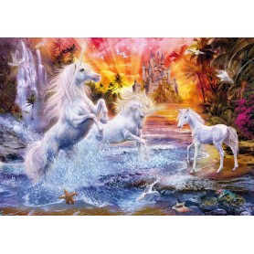 Puzzle Clementoni unicórnios selvagens de 1500 peças Clementoni - 1