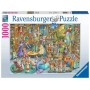 Puzzle Ravensburger À meia-noite na Biblioteca de 1000 Peças - Ravensburger