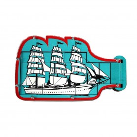 Quebra-cabeças de barco e garrafa - Eureka! 3D Puzzle