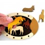 Pacote 4 Arranjos de Animais - Eureka! 3D Puzzle
