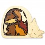Pacote 4 Arranjos de Animais - Eureka! 3D Puzzle