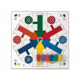 Ludo jogo de tabuleiro em diferentes perspectivas