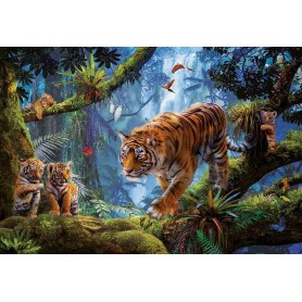 tigres Puzzle Educa na árvore de 1000 peças Puzzles Educa - 1