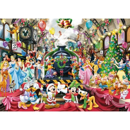Puzzle Ravensburger All on Board, Natal Disney 1000 Pieces - Ravensburger