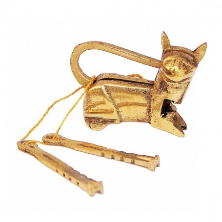 Cadeado de Gato Dourado - Constantin