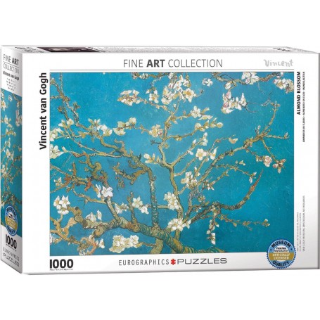 Puzzle Eurographics Flor de Amêndoas Van Gogh de 1000 Peças - Eurographics