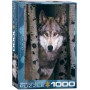 Puzzle Eurographics lobo cinzento de 1000 peças - Eurographics