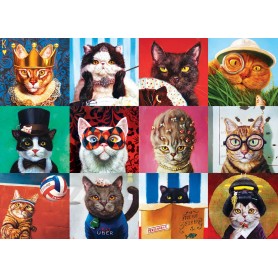 Puzzle Eurographics Lucia Heffernan's Fun Cats 1000 Pieces Eurographics - 1