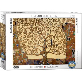 Puzzle Eurographics Árvore da Vida por Klimt de 1000 Peças Eurographics - 1