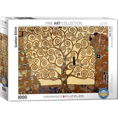 Puzzle Eurographics Árvore da Vida por Klimt de 1000 Peças - Eurographics