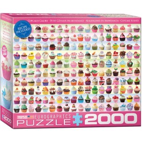 Puzzle Eurographics Cupcakes 2000 Peças Eurographics - 1