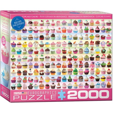 Puzzle Eurographics Cupcakes 2000 Peças - Eurographics