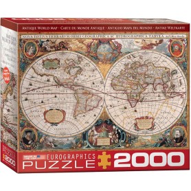 Puzzle Eurographics mapa de 2000 peças do Mundo Antigo Eurographics - 1