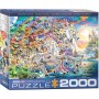 Puzzle Eurographics Unicórnio fantasia de 2000 peças - Eurographics