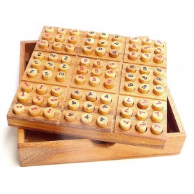 Jogo Sudoku De Madeira - Design Gifts