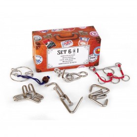 Pacote 6 em 1 Metal - Série Traveller - Logica Giochi