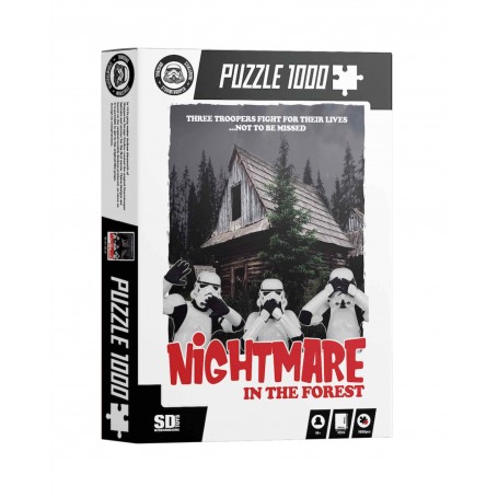 Puzzle Sdgames Nightmare In The Forest 1000 Peças SD Games - 1