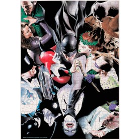 Puzzle Sdgames Batman Enemies 1000 Peças SD Games - 1