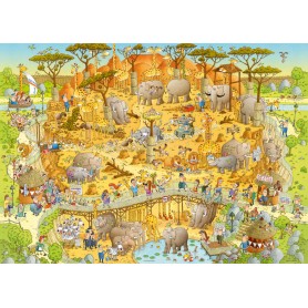 Puzzle Heye Habitat Africano de 1000 Peças Heye - 1