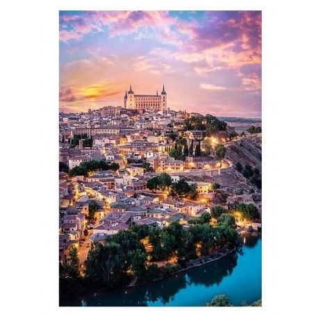 Puzzle Trefl Vistas da Cidade de Toledo, Portugal de 1500 Peças Puzzles Trefl - 1
