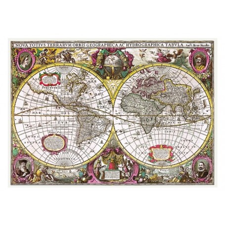 Puzzle Trefl mapa do velho mundo de 2000 peças Puzzles Trefl - 1