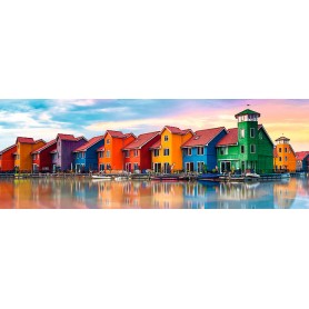 Puzzle Trefl Groningen Panorama, Holland 1000 Peças Puzzles Trefl - 1