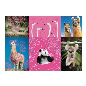 Puzzle Trefl Animais Loucos, Neon 1000 Peças Puzzles Trefl - 1
