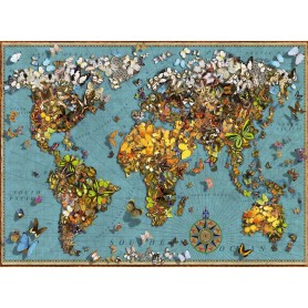 Puzzle Ravensburger 500 peças do mundo das borboletas Ravensburger - 1