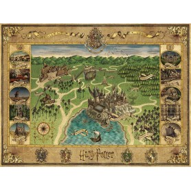 Puzzle Ravensburger mapa de Hogwarts de 1500 peças Ravensburger - 1