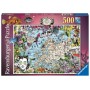 Puzzle Ravensburger Mapa Europeu, Circo Peculiar de 500 Peças Ravensburger - 2