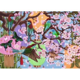 Puzzle Ravensburger Cerejeiras de 1000 Peças Ravensburger - 1