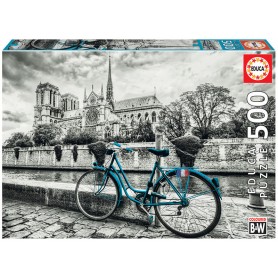 bicicleta Puzzle Educa perto de Notre Dame 500 Peças Puzzles Educa - 1