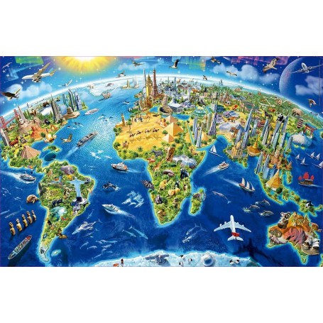 Puzzle Educa Símbolos do Mundo (Peças Em Miniatura) 1000 Peças Puzzles Educa - 1
