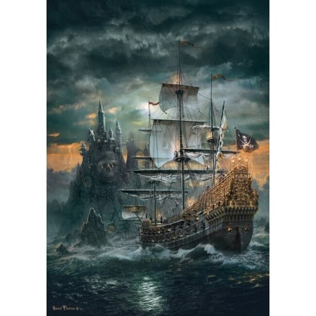 Puzzle Clementoni navio pirata de 1500 peças Clementoni - 1