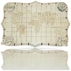 Mapa Do Mundo da Palavra - Wooden City Wooden City - 1