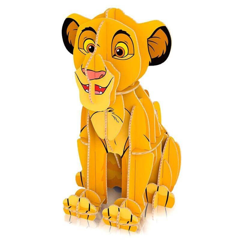 Quebra-cabeça Clementoni King Leon Plus Modelo 3D 104 Peças