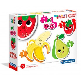 Puzzle Clementoni Meus Primeiros Puzzle Frutas 2-3-4-5 Peças Clementoni - 1