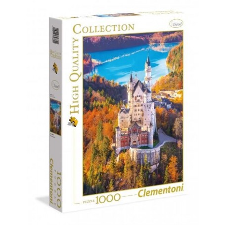 Quebra-Cabeças - Quebra-Cabeça 1000 Peças - Castelo De Neuschwanstein -  Loja Virtual