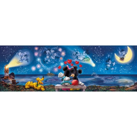 Puzzle Clementoni citação de 1000 peças de Mickey e Minnie Clementoni - 1