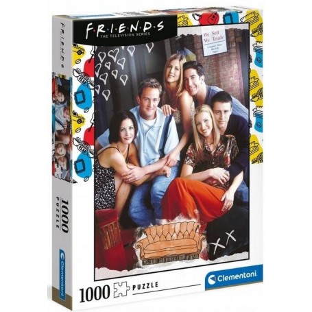 Puzzle Clementoni Friends 1000 Peças Clementoni - 1