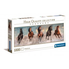 Puzzle Clementoni Panorama 1000-Piece Horses Clementoni - 1