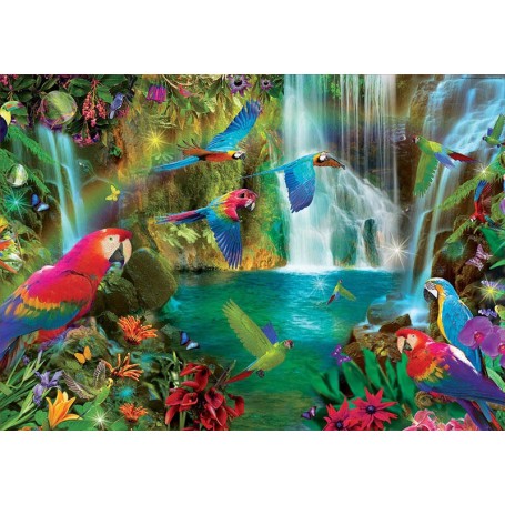Puzzle Educa papagaios tropicais de 1000 peças Puzzles Educa - 1