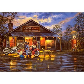 Art Puzzle O Motociclista de 1000 Peças Art Puzzle - 1