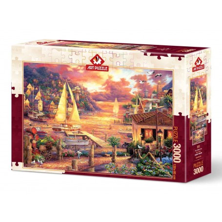 Art Puzzle Mar Dourado de 3000 Peças Art Puzzle - 1