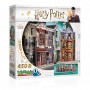 Puzzle 3D Wrebbit 3d Harry Potter Alley Diagon 450 Peças Wrebbit 3D - 4