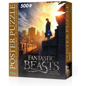 Puzzle Wrebbit 3d animais fantásticos de Nova York de 500 peças Wrebbit 3D - 1