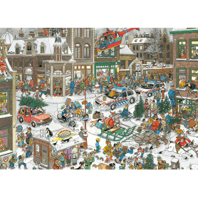 Puzzle Jumbo Natal de 1000 Peças Jumbo - 1