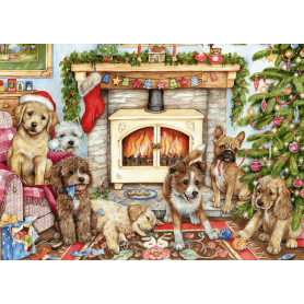 Puzzle Falcon filhotes de Natal de 500 peças Falcon - 1